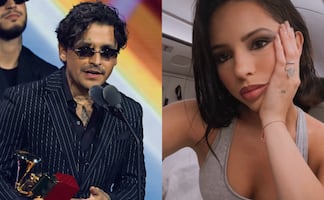 ¿Christian Nodal ignora a Ángela Aguilar en los Premios Juventud? Aseguran que ella buscó su beso varias veces. VIDEO