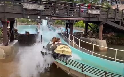 Dos turistas resultan lesionados por falla en juego de Six Flags