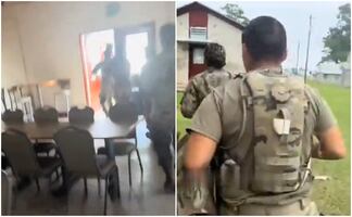 Imágenes del tiroteo en base militar de Georgia: cinco soldados heridos y escuelas cerradas por seguridad. VIDEO