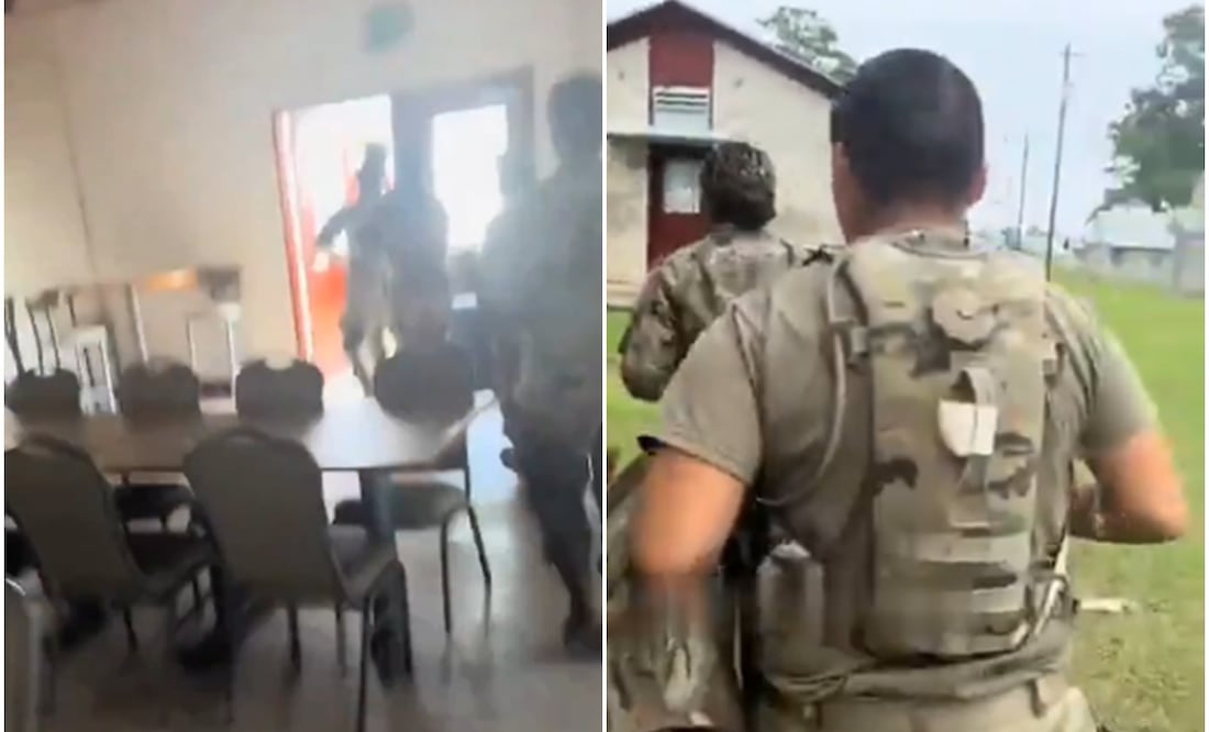Imágenes del tiroteo en base militar de Georgia: cinco soldados heridos y escuelas cerradas por seguridad. Foto tomada de videos de X