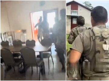 Imágenes del tiroteo en base militar de Georgia: cinco soldados heridos y escuelas cerradas por seguridad. VIDEO