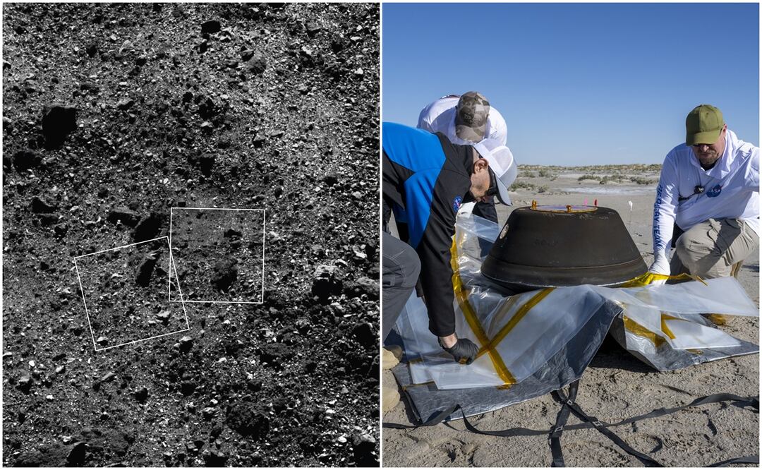 NASA logra traer a la Tierra muestra de asteroide por primera vez en su historia. Foto: EFE
