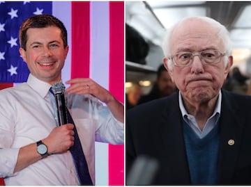 Ex alcalde gay pelea con Sanders resultados de los "caucus" en Iowa