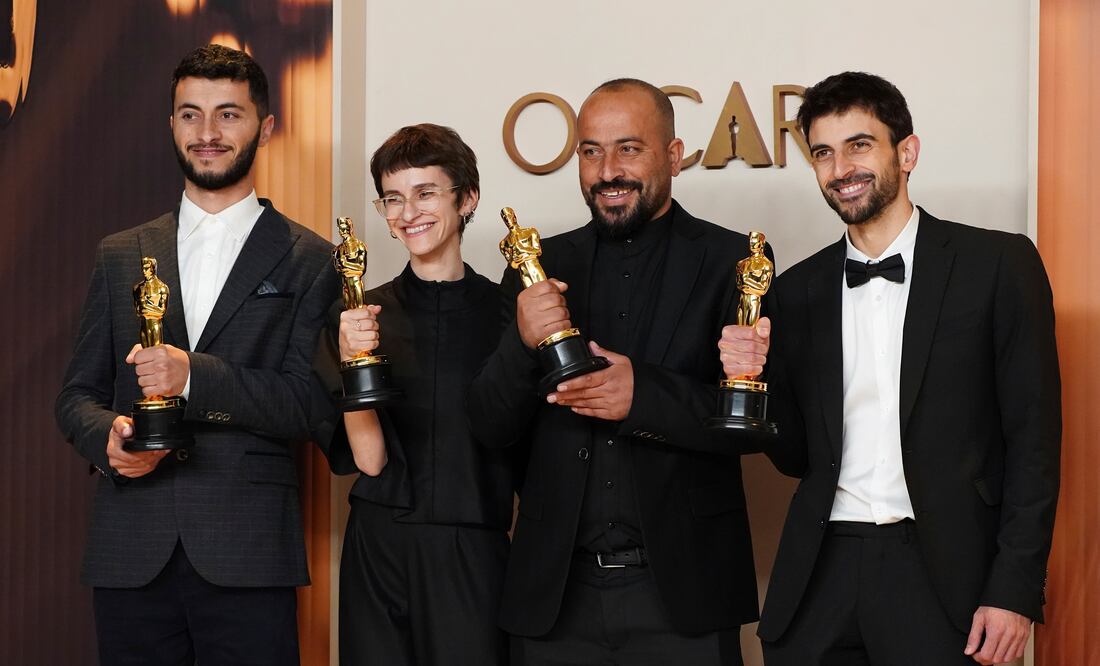 Director palestino ganador del Oscar es atacado por colonos israelíes y detenido, según activistas. (foto by Jordan Strauss/Invision/AP)