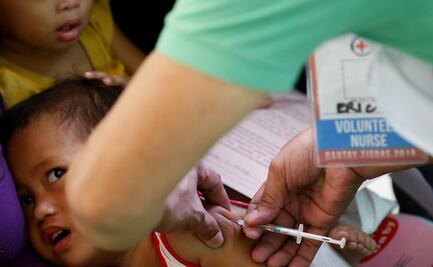 Récord de niños no vacunados contra el sarampión, alerta la OMS
