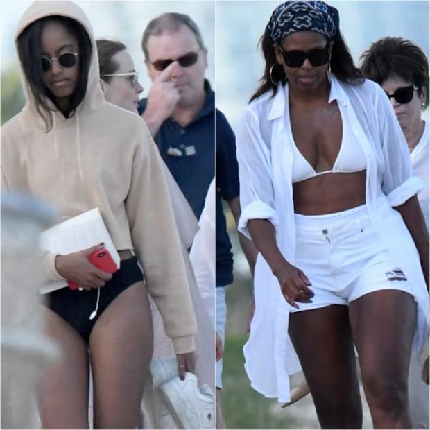 Michelle y Malia Obama roban la atención en playas de EU