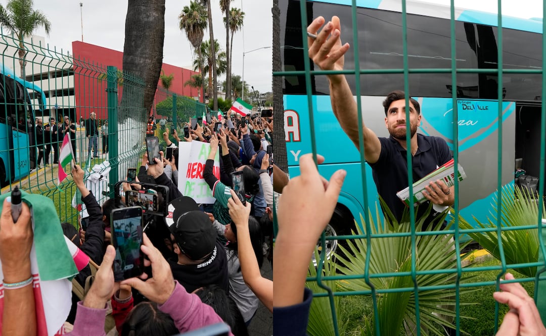 Tijuana hizo llorar al Mundial: la despedida a Irán dejó impactados a sus jugadores. Foto: AP