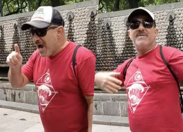 Exhiben a extranjero por orinarse en el Bosque de Chapultepec: “Tenía que hacerlo”, alegó