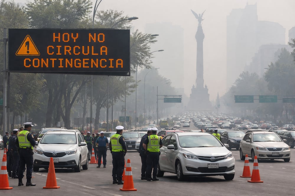 Contingencia ambiental sigue en CDMX y Valle de México a horas de San Valentín. Foto: IA