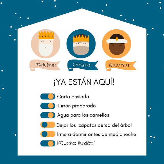 Feliz Día de los Reyes Magos. Foto: Canva