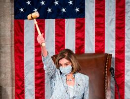 Nancy Pelosi, reelegida presidenta de la Cámara de Representantes