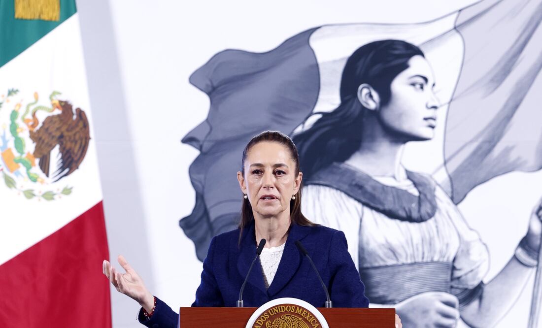 Sheinbaum ve “terrible” hallazgo de crematorios y fosas clandestinas en Jalisco EFE/ Sashenka Gutierrez