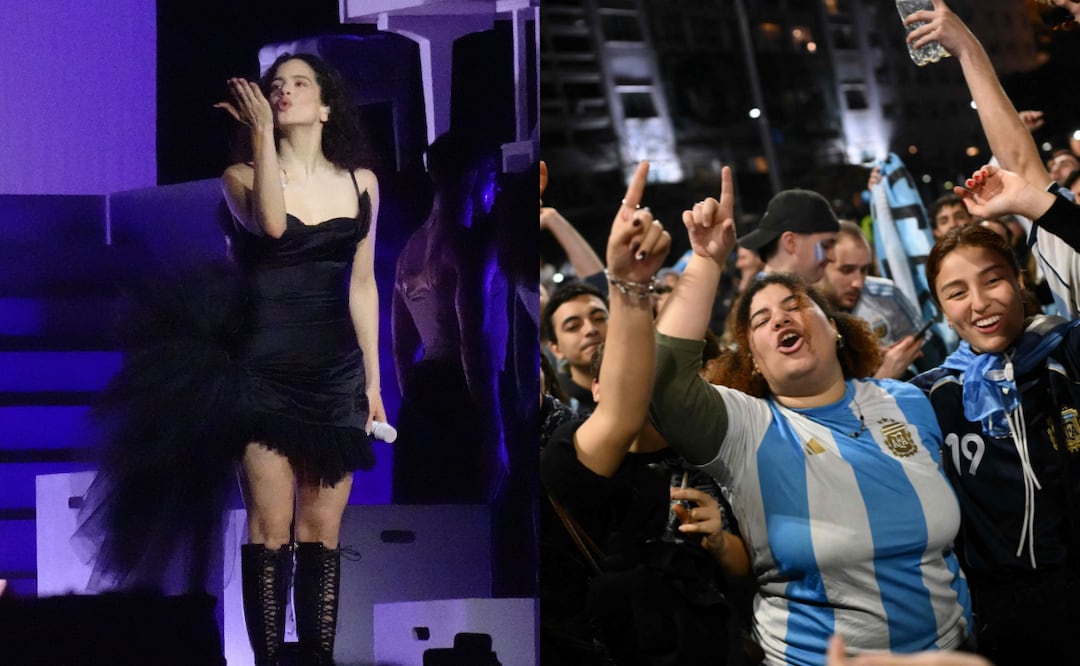 Rosalía desata la furia en Argentina tras un TikTok; ya piden boicot a sus conciertos. Foto: EFE/ Paula Cabaleiro y Luis ROBAYO / AFP