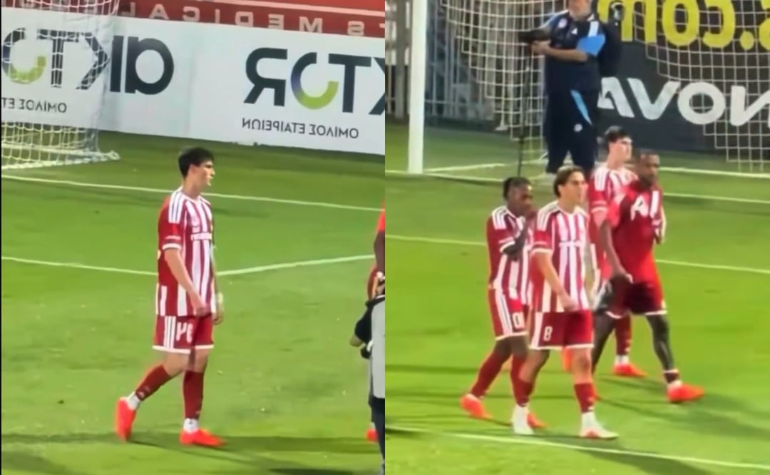 ¿Ignoran a La Hormiga González en Grecia? VIDEOS con sus compañeros del Olympiacos desatan polémica. Foto: Tomada de TikTok @TVCDeportes