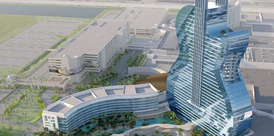 Hard Rock inaugura su hotel con forma de guitarra; la fiesta durará 4 días