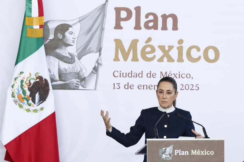 'Plan México', el plan de Sheinbaum para llevar a México a una de las 10 economías más grandes del mundo. EFE/ Mario Guzmán