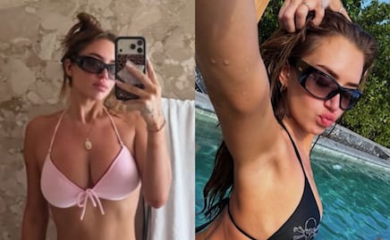 Anastasia Karanikolau y el ‘irresistible’ vestido rojo con el que presumió sus curvas en Milán