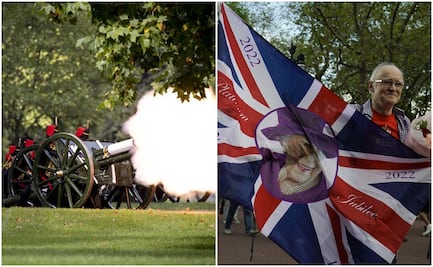 El adiós a Isabel II. Cañonazos, homenajes y ofrendas en su honor