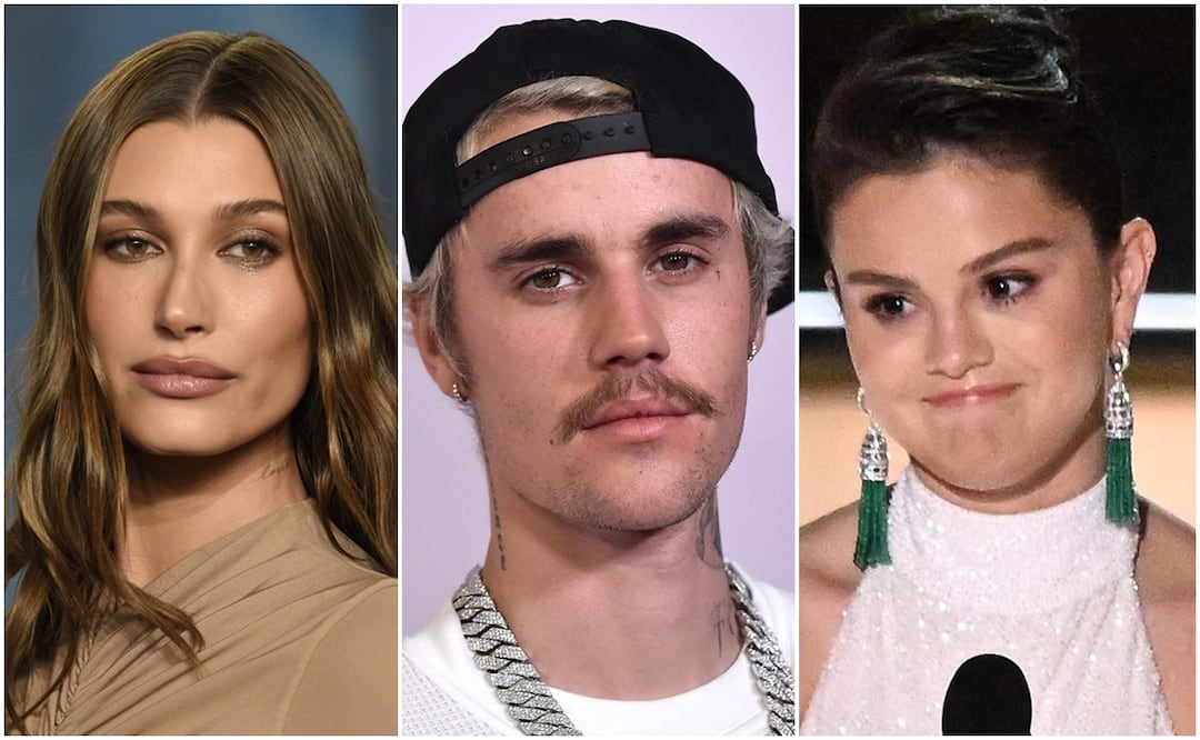 Justin Bieber habría enviado 23 mensajes a Selena Gomez antes de su boda con Hailey Bieber. Foto: AP/AFP