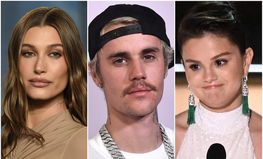 Justin Bieber habría enviado 23 mensajes a Selena Gomez antes de su boda con Hailey Bieber. Foto: AP/AFP