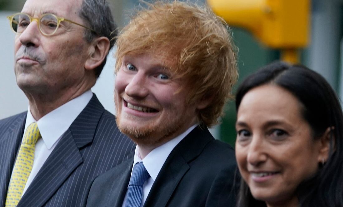 Sheeran había sido denunciado por los herederos de Ed Townsend, coautor de la canción de Marvin Gaye. Foto:  TIMOTHY A. CLARY / AFP