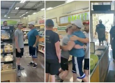 Video. Hombre es sacado de tienda tras discusión por cubrebocas