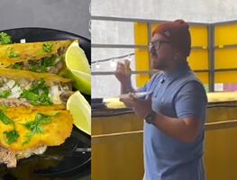 Influencer ruso llama “inútil” a la comida mexicana tras acudir a restaurante de tacos. VIDEO