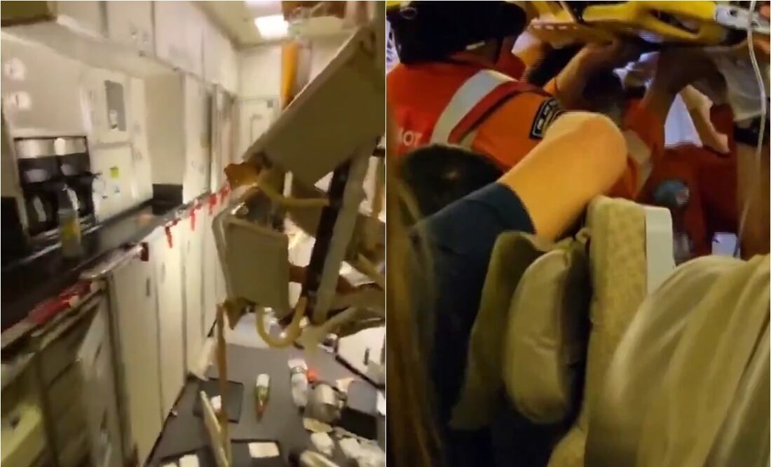 Turbulencias Mortales: Vuelo Londres-Singapur Sufre Tragedia con un Fallecido y 30 Heridos. Fotos: tomadas de twitter