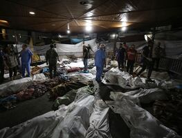 Palestina declara tres días de duelo por masacre en hospital de Gaza por bombardeo israelí