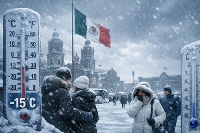 ¡México bajo cero! Segunda tormenta invernal y frente frío 27 traerán nieve y temperaturas de hasta -15°C
