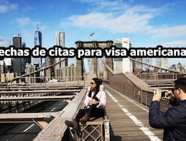 ¿Hay citas para tramitar la visa americana? Aquí las fechas disponibles