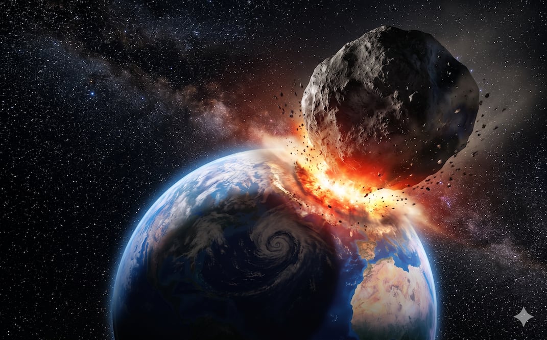Asteroide de 1.000 metros se dirige hacia la Tierra: es el más grande detectado en 4 años y esto se sabe del riesgo. Foto: IA
