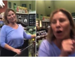 Video. Mujer tose a propósito sobre clientes en tienda de Nebraska