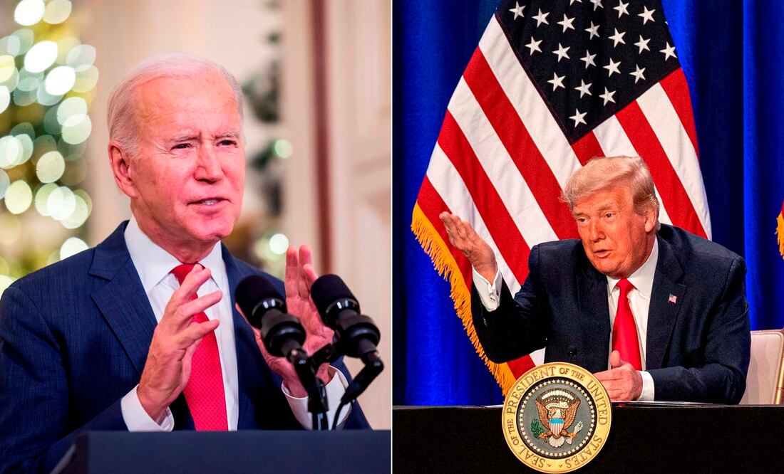 Biden y Trump llegan al debate presidencial con las encuestas más ajustadas que nunca. EFE/Jim Lo Scalzo/Giorgio Viera ARCHIVO