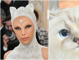 La conmovedora razón por la que Jared Leto y Doja Cat acudieron a la Met Gala vestidos de gato