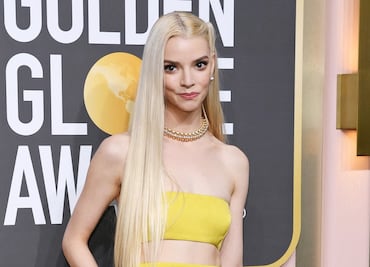 Anya Taylor-Joy conquista los Golden Globes con atuendo amarillo de impacto