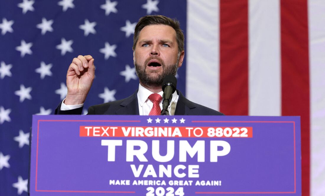 JD Vance aboga por "deshacer" política migratoria de Biden y deportar primero a criminales. Foto: ALEX WONG / Getty Images via AFP