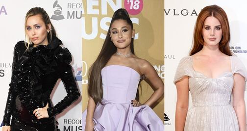 Lana del Rey, Ariana Grande y Miley Cyrus, "ángeles de Charlie" de la música