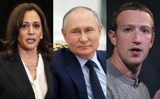 Rusia sanciona a 29 estadounidenses, entre ellos Kamala Harris y Mark Zuckerberg
