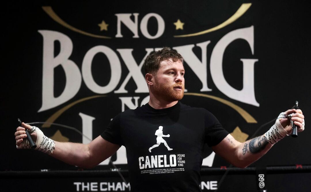 Saúl Canelo Álvarez peleará en México por primera vez en 12 años. Foto: AP