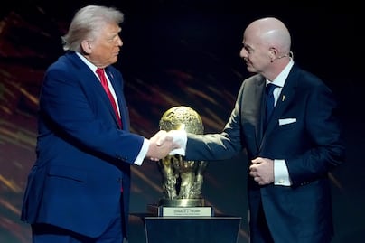 Trump asistirá a la final del Mundial 2026 y entregará el trofeo junto a Infantino