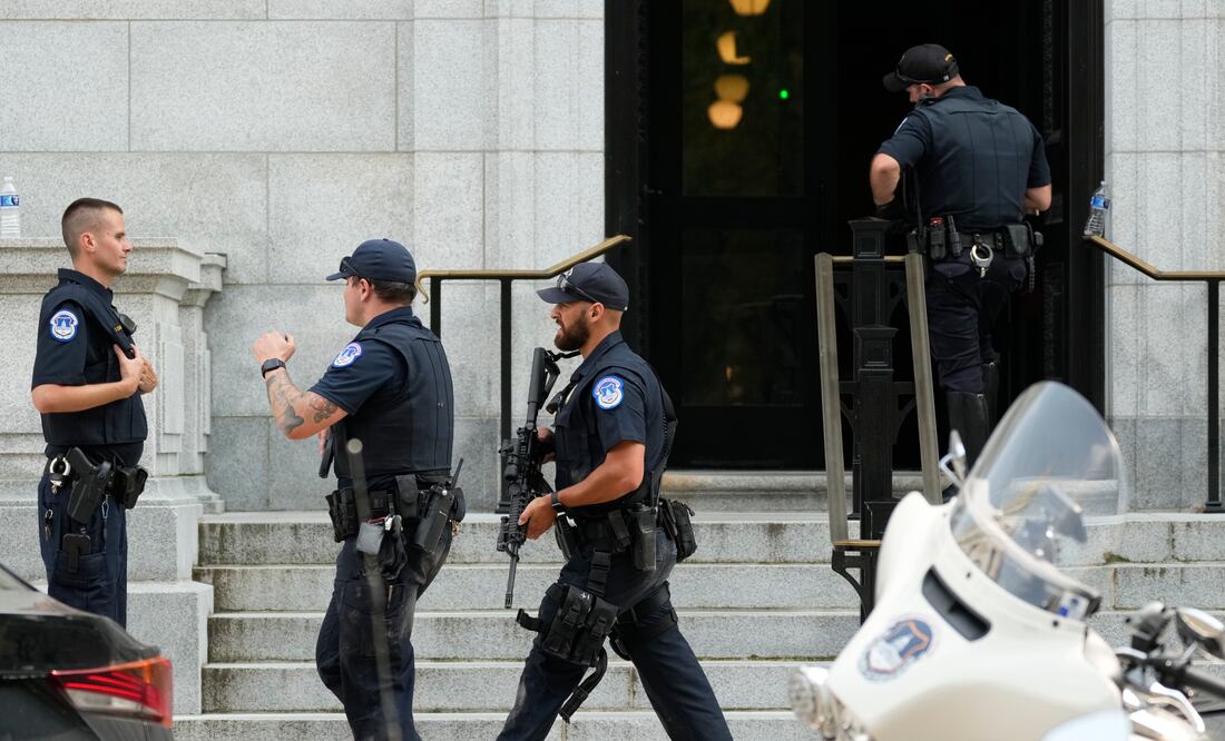 Posible tiroteo en el Capitolio de Estados Unidos: Autoridades investigan llamada de emergencia. (AP Photo/J. Scott Applewhite)