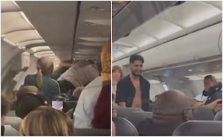 Pasajero termina con ojo morado tras pelea en vuelo a Miami: “Si me desafías, te mataré”