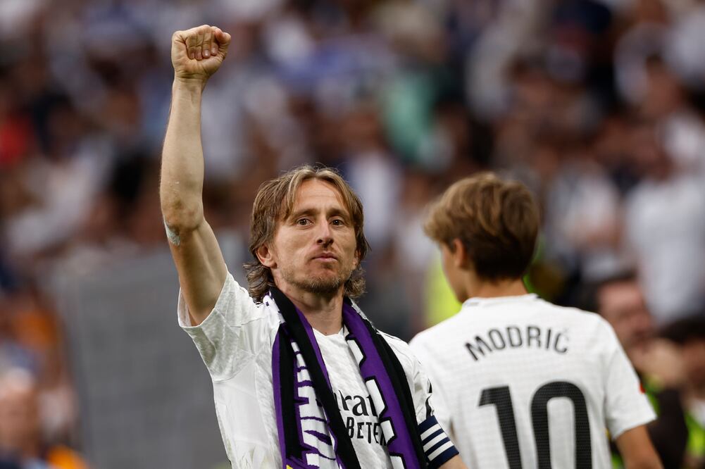 Modric se despide como leyenda del Real Madrid EFE/ Daniel González
