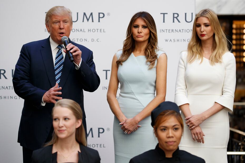 Melania habla de su relación con los hijos de Donald Trump en su libro. ¿Hay rivalidad con Ivanka? Foto: AP
