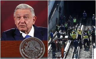 López Obrador promete "la verdad" en accidente de metro que dejó un muerto