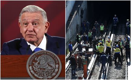 López Obrador promete "la verdad" en accidente de metro que dejó un muerto