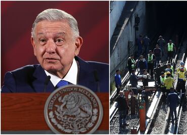 López Obrador promete "la verdad" en accidente de metro que dejó un muerto
