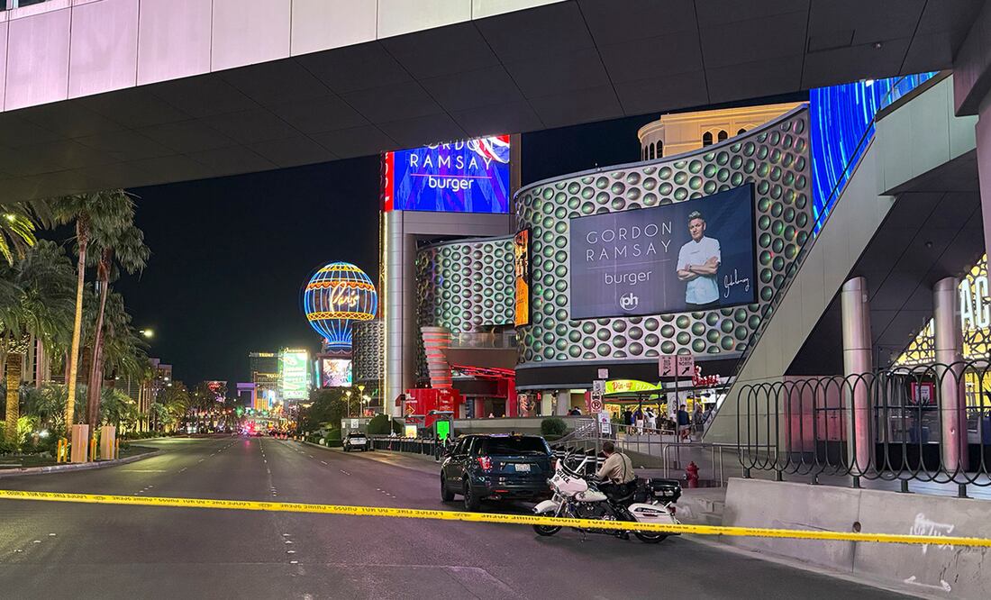 Tiroteo en Las Vegas: Hombre mata a dos tras disputa en redes sociales y se entrega a la policía (Madeline Carter/Las Vegas Review-Journal via AP)