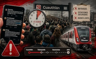 “Elijan otra ruta”: Caos en el Tren Suburbano - AIFA deja a usuarios detenidos por casi dos horas hoy
